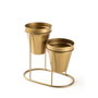 Aberto Design GED-015 Accesorio decorativo de metal dorado